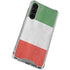 Italy Flag Distressed Galaxy S23 Plus Clear Case